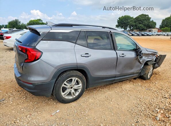 3GKALMEV2ML333045 2021 GMC TERRAIN Серебряный Задняя правая четверть
