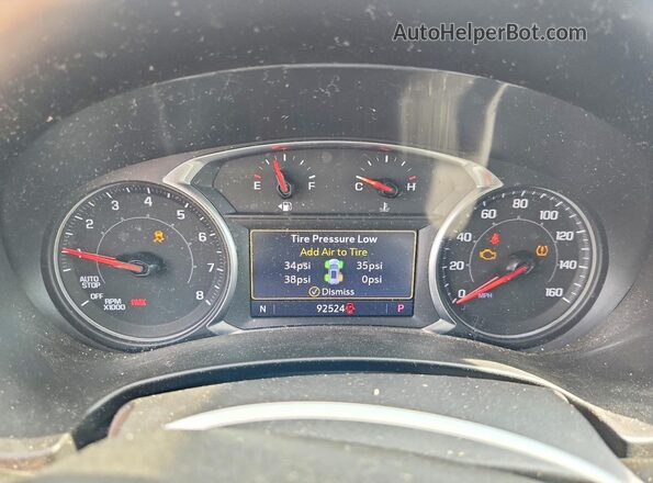 3GKALMEV2ML333045 2021 GMC TERRAIN Серебряный Вид щитка приборов