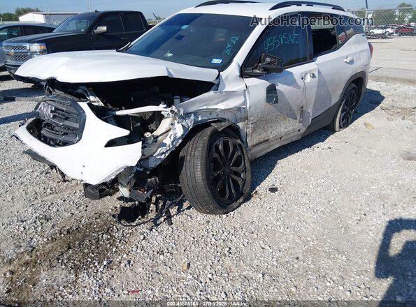 3GKALMEV2ML369981 2021 GMC TERRAIN White Вид спереду