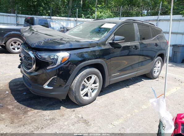 3GKALMEV2ML380916 2021 GMC TERRAIN Черный Передняя левая четверть