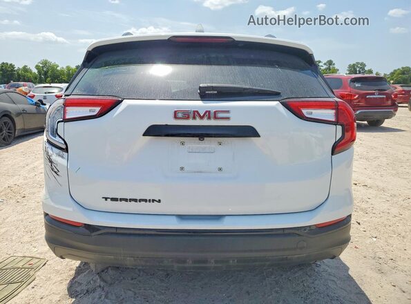 3GKALMEV2NL273267 2022 GMC TERRAIN White Вид ззаду