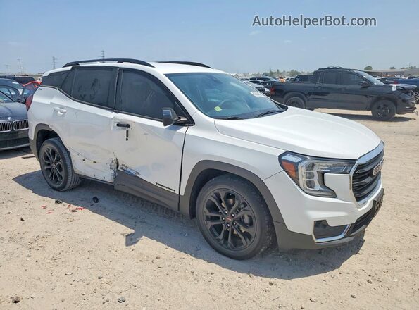 3GKALMEV2NL273267 2022 GMC TERRAIN White Передня права чверть
