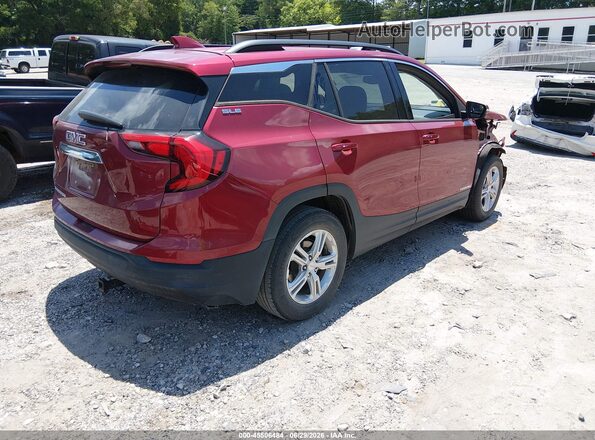 3GKALMEV3JL186133 2018 GMC TERRAIN Red Задня права чверть