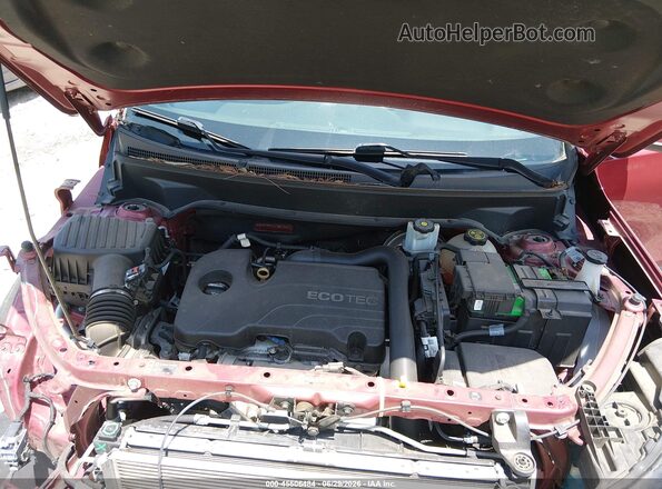 3GKALMEV3JL186133 2018 GMC TERRAIN Red Вид ззаду