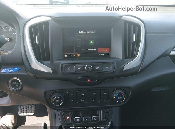 3GKALMEV3JL278178 2018 GMC TERRAIN White Instrument cluster view