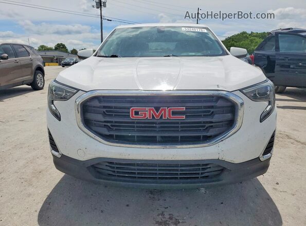 3GKALMEV3JL336354 2018 GMC TERRAIN White წინა ხედი