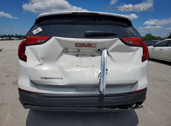 3GKALMEV3JL336354 2018 GMC TERRAIN White უკანა ხედი