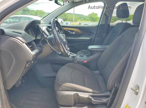 3GKALMEV3JL336354 2018 GMC TERRAIN White წინა სალონის ხედი