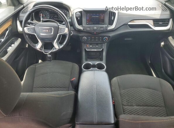 3GKALMEV3JL336354 2018 GMC TERRAIN White წინა პანელის ხედი