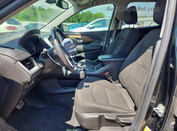 3GKALMEV3JL382556 2018 GMC TERRAIN Black Вид салону спереду