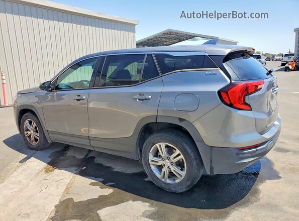 3GKALMEV3JL389183 2018 GMC TERRAIN Silver Rear left