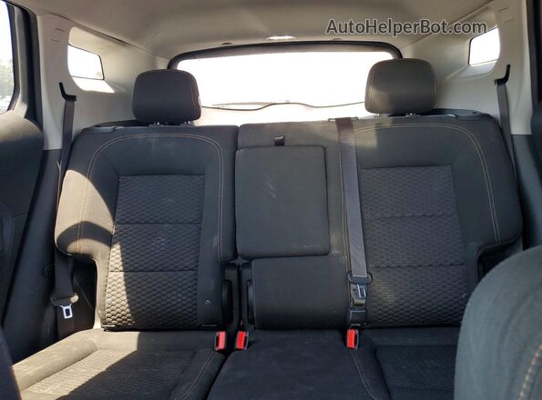 3GKALMEV3JL389183 2018 GMC TERRAIN Silver Rear seats view