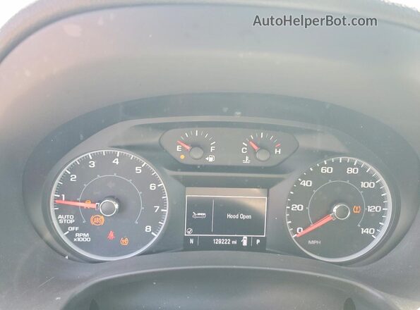 3GKALMEV3JL389183 2018 GMC TERRAIN Silver Instrument cluster view