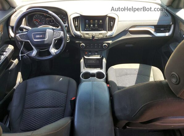 3GKALMEV3JL389183 2018 GMC TERRAIN Silver Dashboard view
