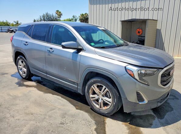 3GKALMEV3JL389183 2018 GMC TERRAIN Silver Front right