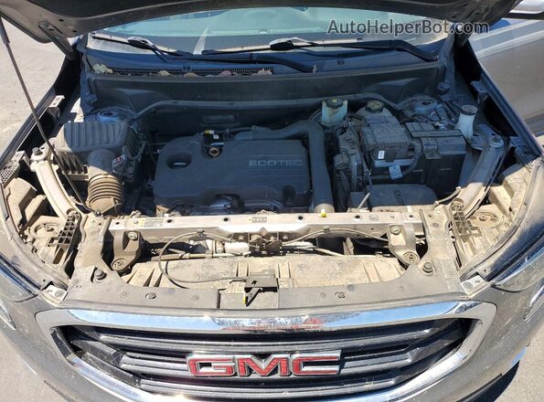 3GKALMEV3JL389183 2018 GMC TERRAIN Silver Engine compartment view