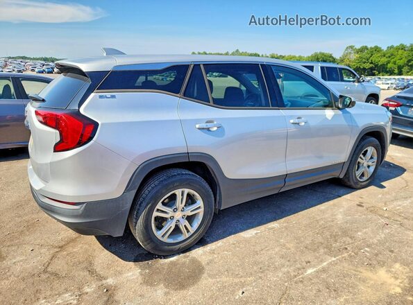 3GKALMEV3KL110266 2019 GMC TERRAIN Silver Rear right