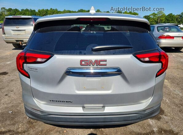 3GKALMEV3KL110266 2019 GMC TERRAIN Silver Rear view