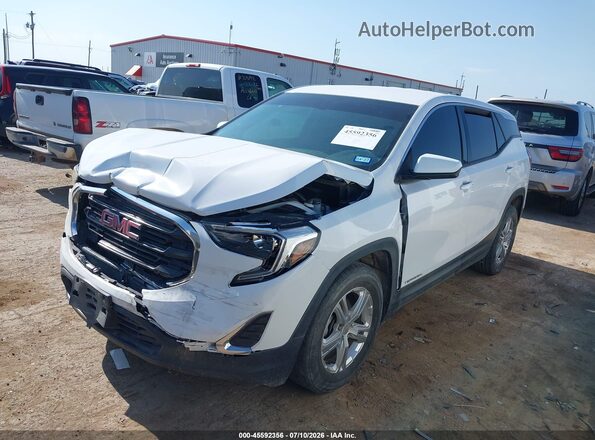 3GKALMEV3KL205765 2019 GMC TERRAIN White Передня ліва чверть