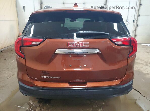 3GKALMEV3KL289456 2019 GMC TERRAIN Orange Vista trasera