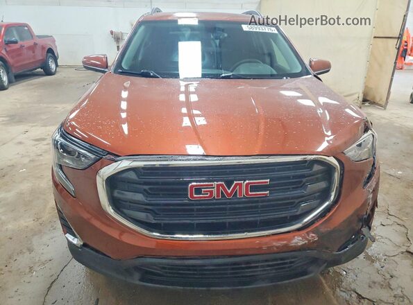3GKALMEV3KL289456 2019 GMC TERRAIN Orange Vista frontal