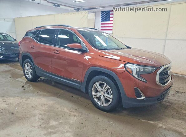 3GKALMEV3KL289456 2019 GMC TERRAIN Orange Delantero derecho