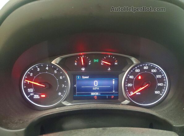 3GKALMEV3KL289456 2019 GMC TERRAIN Orange Vista del cuadro de instrumentos