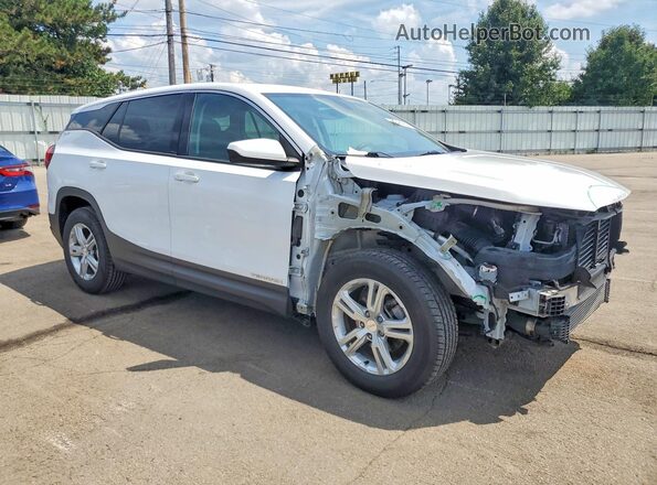 3GKALMEV3KL370327 2019 GMC TERRAIN White Przód prawy