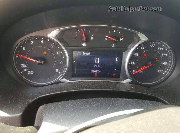 3GKALMEV3KL370327 2019 GMC TERRAIN White Widok zestawu wskaźników