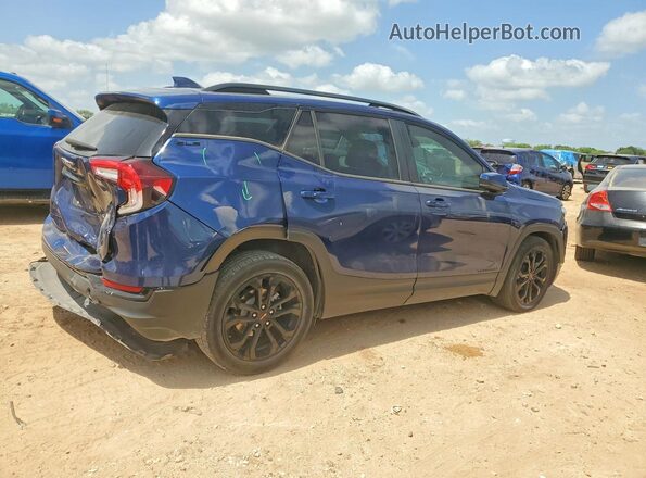 3GKALMEV3NL263184 2022 GMC TERRAIN Blue Հետևի աջ