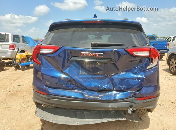 3GKALMEV3NL263184 2022 GMC TERRAIN Blue Հետևի տեսք