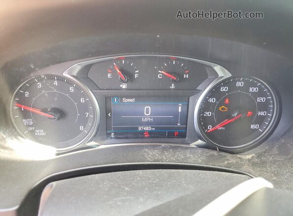 3GKALMEV3NL263184 2022 GMC TERRAIN Blue Սարքավորումների վահանակի տեսք