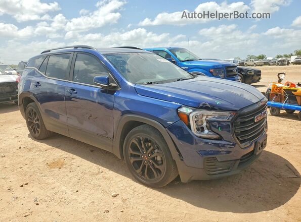 3GKALMEV3NL263184 2022 GMC TERRAIN Blue Առջևի աջ