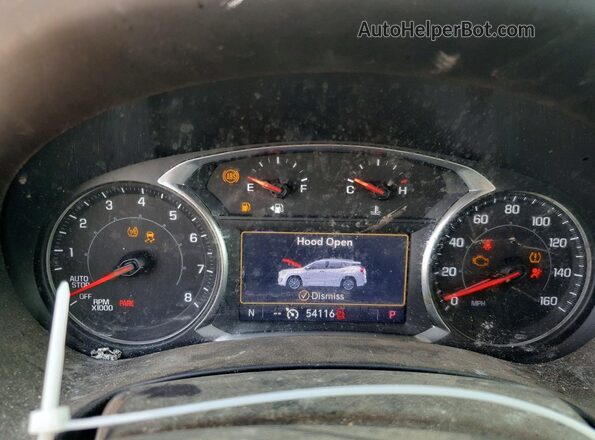 3GKALMEV3NL275545 2022 GMC TERRAIN Black Instrument cluster view