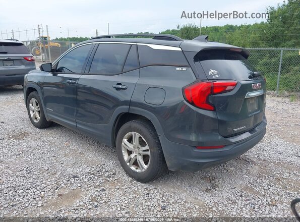 3GKALMEV4JL269053 2018 GMC TERRAIN Gray Задня ліва чверть