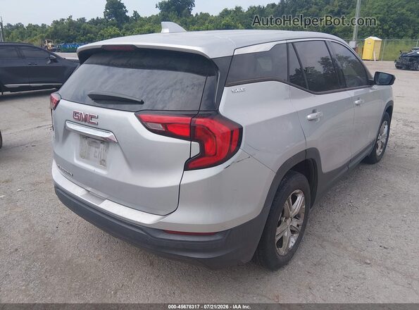 3GKALMEV4JL358945 2018 GMC TERRAIN Silver Rear right