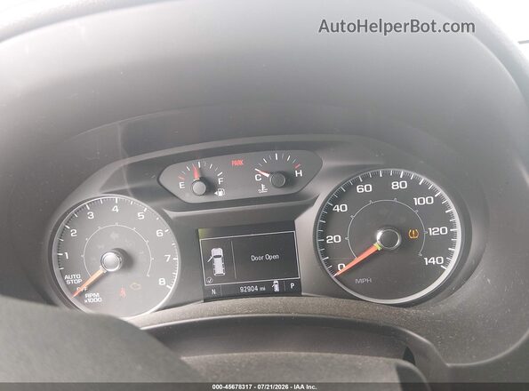 3GKALMEV4JL358945 2018 GMC TERRAIN Silver Rear seats view