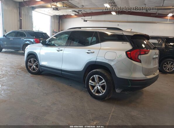 3GKALMEV4JL365832 2018 GMC TERRAIN Silver Задня ліва чверть