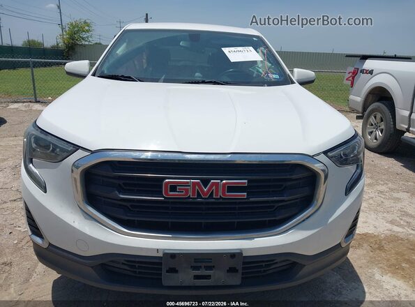 3GKALMEV4JL408873 2018 GMC TERRAIN White Widok zestawu wskaźników