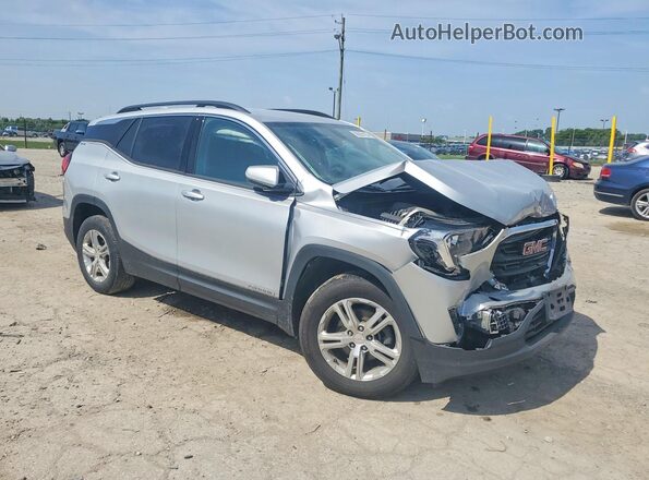 3GKALMEV4KL106078 2019 GMC TERRAIN Silver Delantero derecho