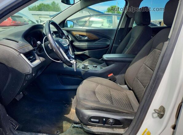 3GKALMEV4KL106680 2019 GMC TERRAIN Белый Вид салона спереди