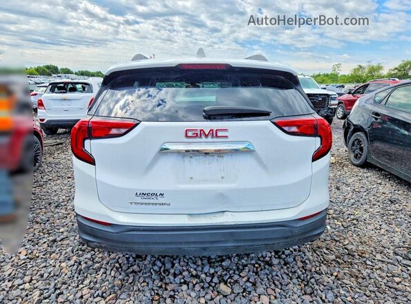 3GKALMEV4KL106680 2019 GMC TERRAIN Белый Вид сзади