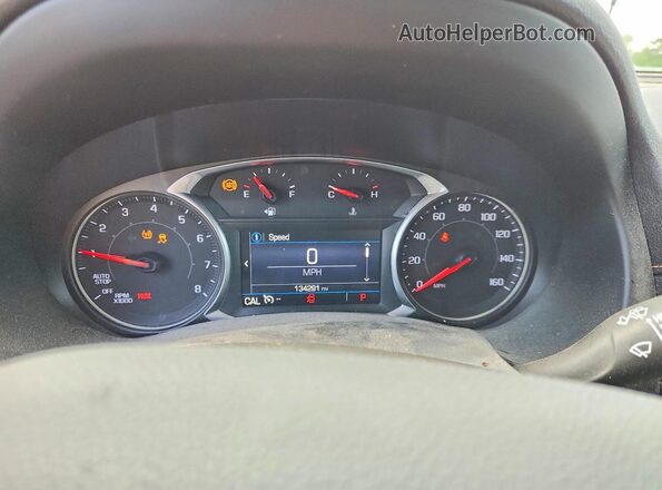 3GKALMEV4KL106680 2019 GMC TERRAIN Белый Вид щитка приборов