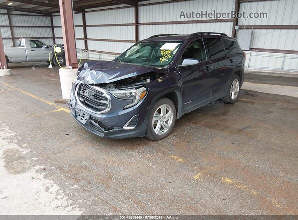 3GKALMEV4KL320617 2019 GMC TERRAIN Blue Przód lewy