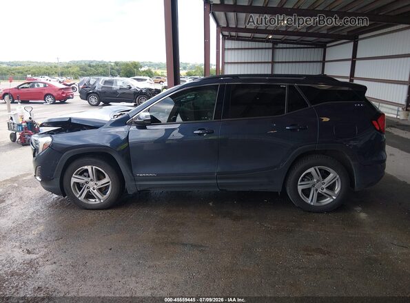 3GKALMEV4KL320617 2019 GMC TERRAIN Blue Widok wnętrza 360 stopni
