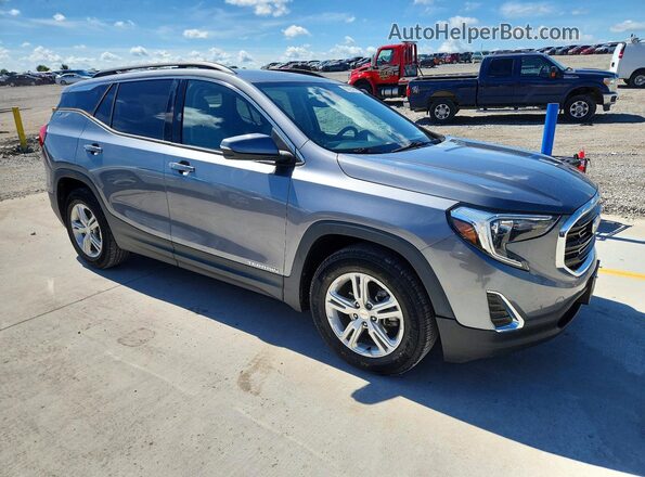 3GKALMEV4KL369770 2019 GMC TERRAIN Gray წინა მარჯვენა