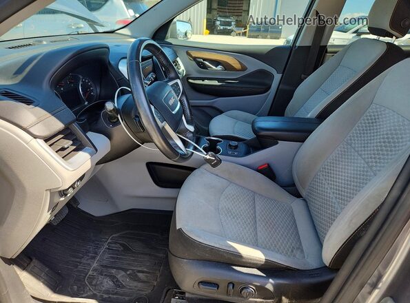 3GKALMEV4KL369770 2019 GMC TERRAIN Gray წინა სალონის ხედი