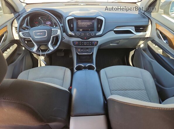 3GKALMEV4KL369770 2019 GMC TERRAIN Gray წინა პანელის ხედი
