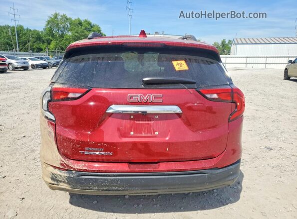 3GKALMEV4LL138465 2020 GMC TERRAIN Maroon უკანა ხედი