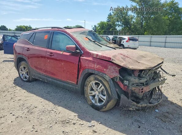 3GKALMEV4LL138465 2020 GMC TERRAIN Maroon წინა მარჯვენა